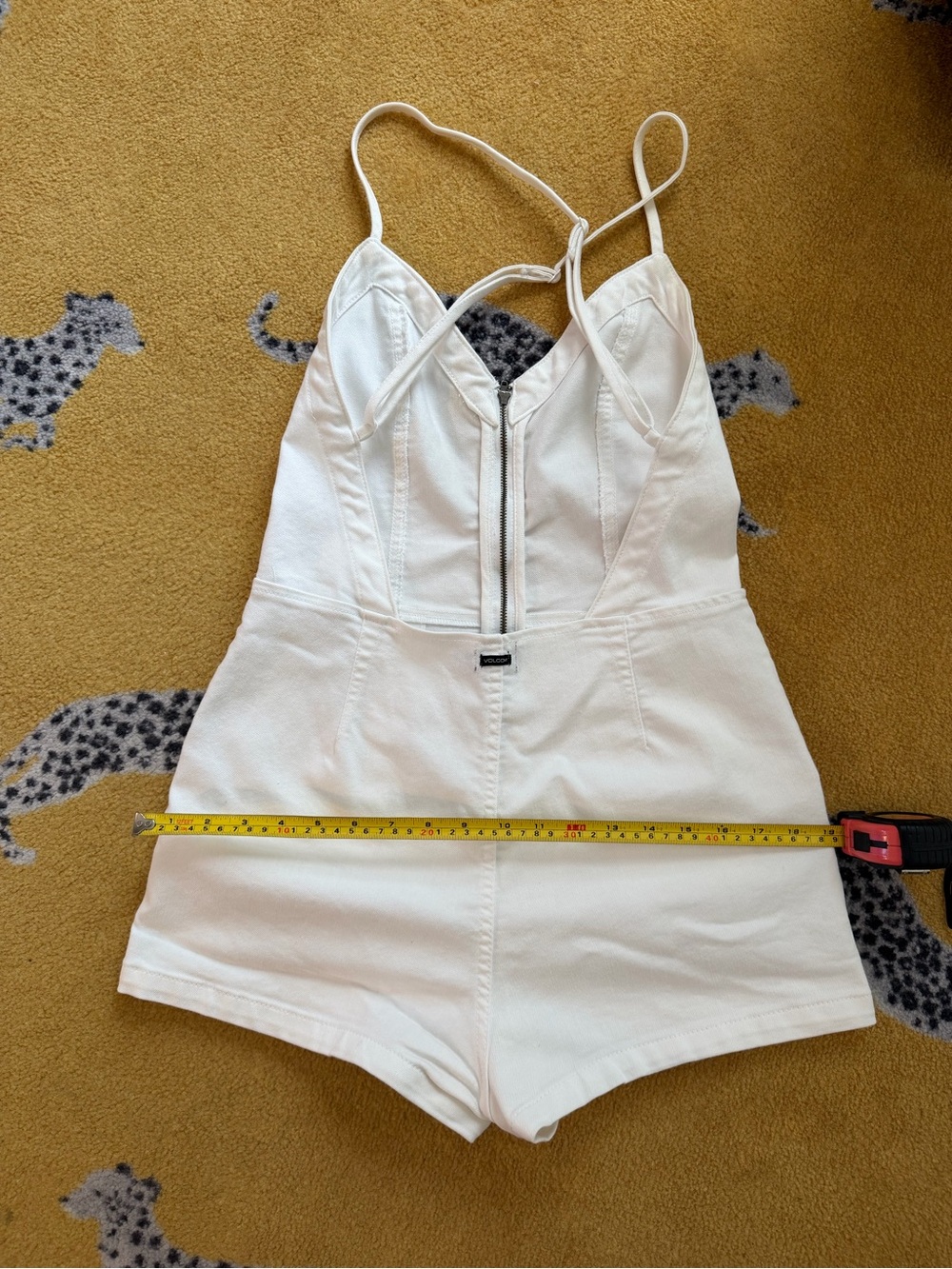 Volcom White Denim Romper - Picture 6 of 6